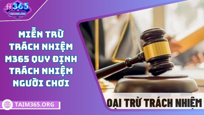 Chi tiết chính sách miễn trừ trách nhiệm M365