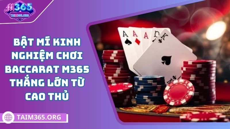 Giới thiệu về baccarat M365