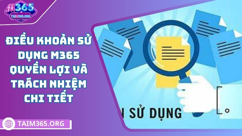 Giới thiệu về điều khoản sử dụng M365